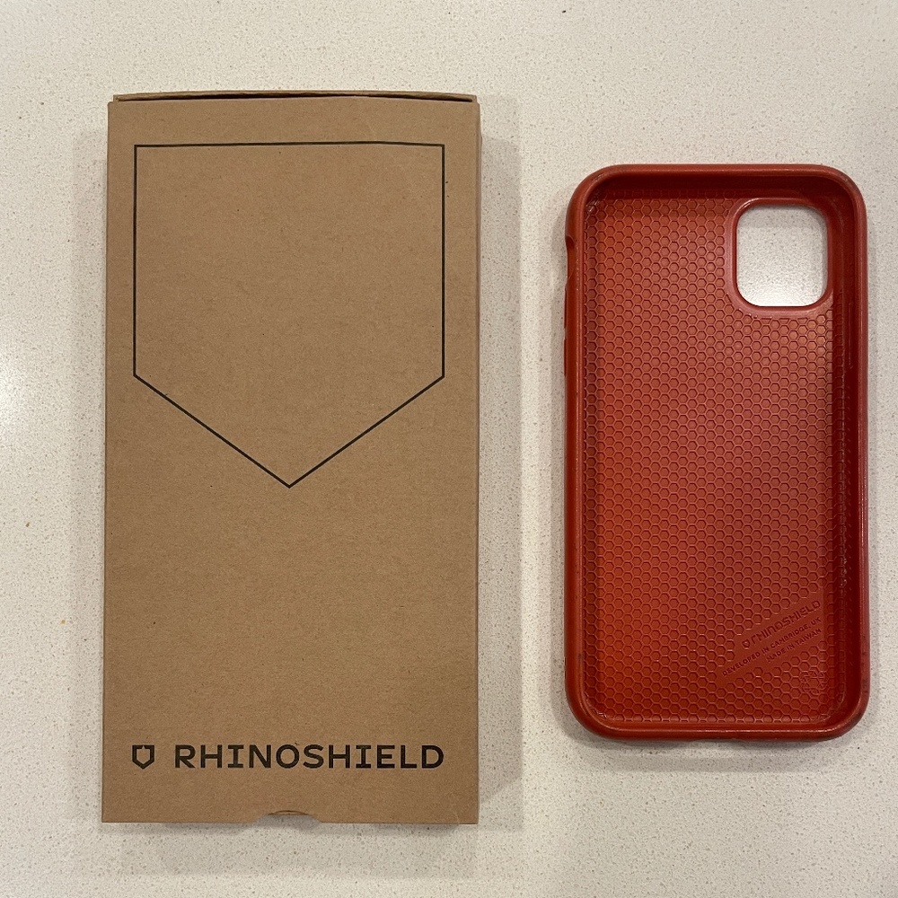 RhinoShield SolidSuite iPhone 11 Case - Poppy Orange